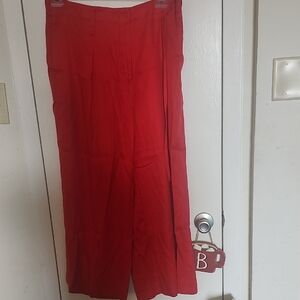 Nine West Red Wide Leg Pants